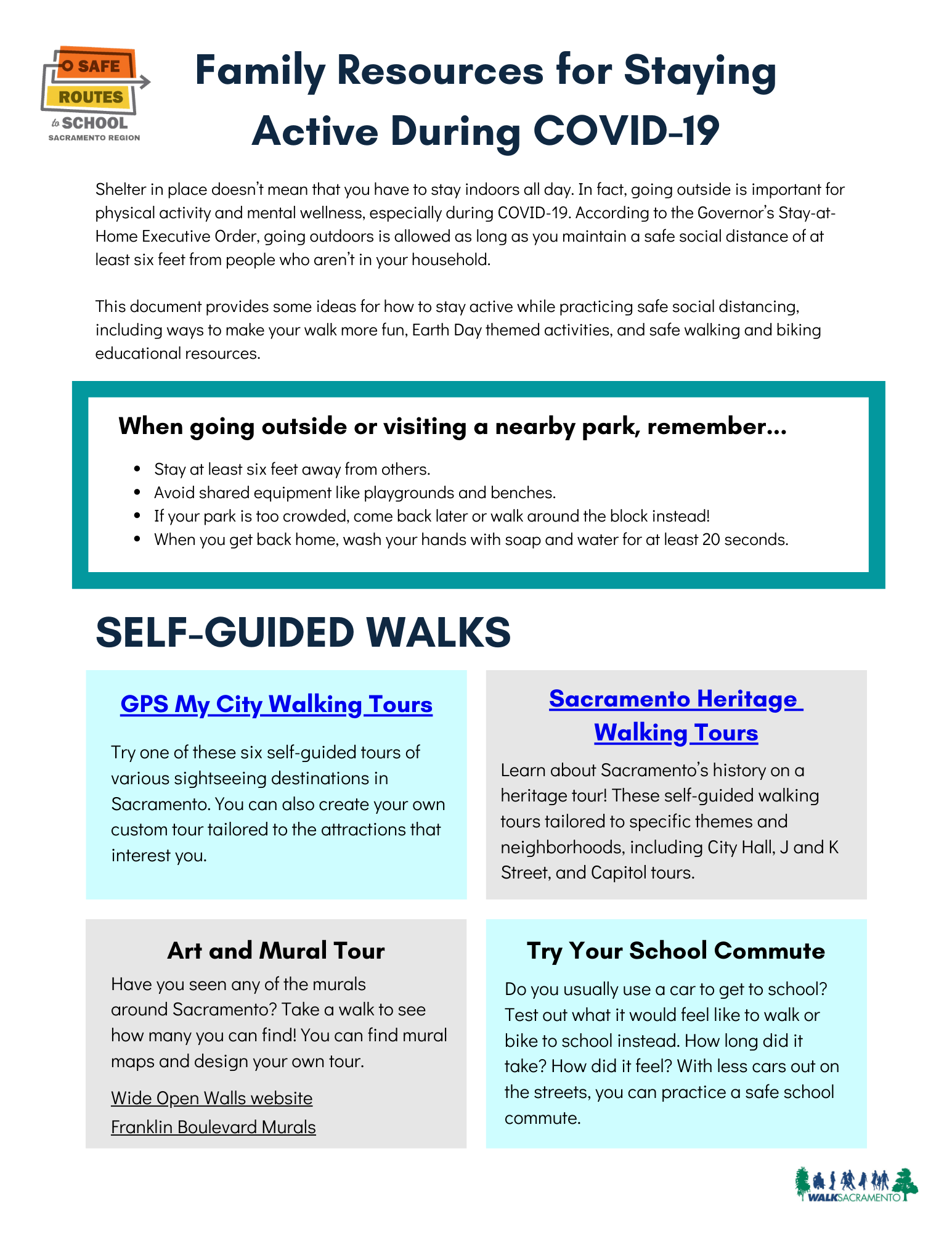Family Fun Ways to Stay Active While Practicing Safe Social Distancing ...